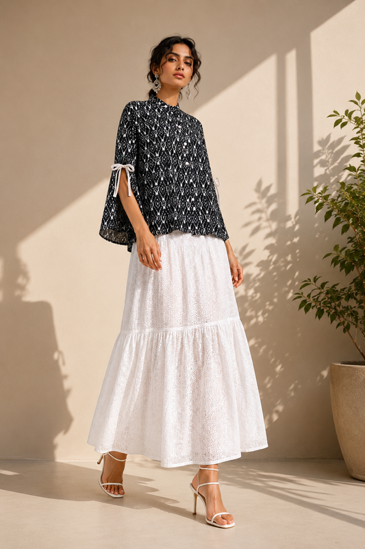 IKAT LAYERD FUSION CO-ORD SET