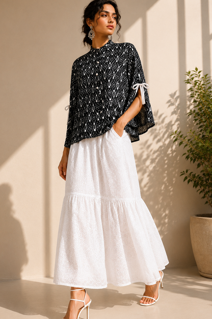 IKAT LAYERD FUSION CO-ORD SET