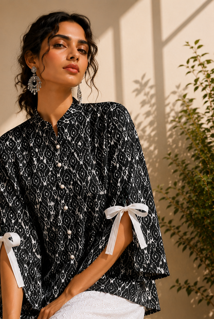 IKAT LAYERD FUSION CO-ORD SET