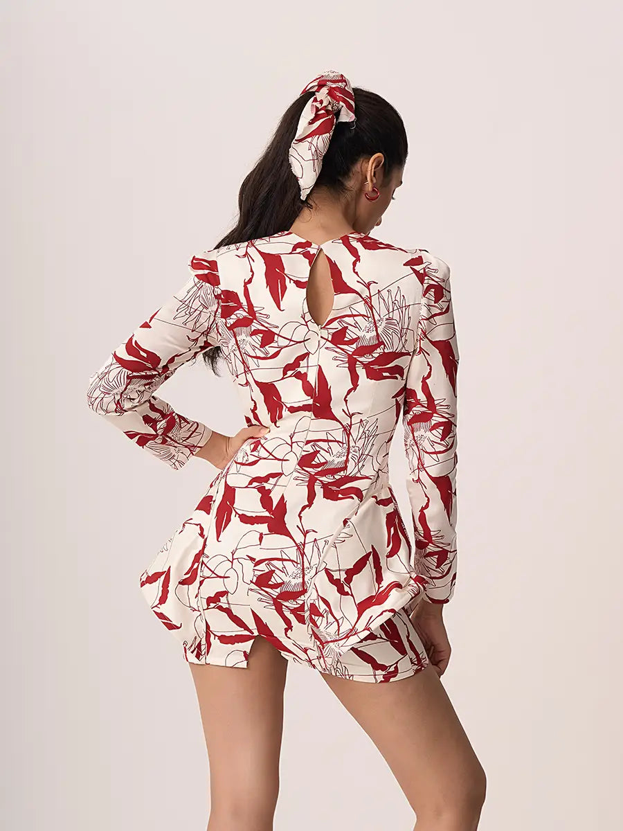red and white bodycon dress Showstopper Stripe Red Strapless Knit Midi Dress