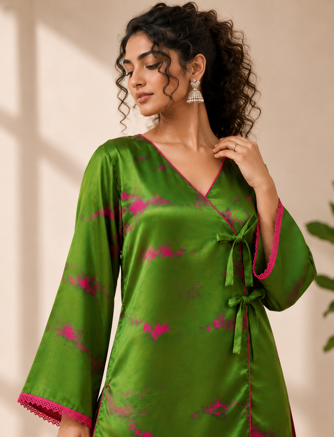 EMERALD & MAGENTA ANGRAKHA SET