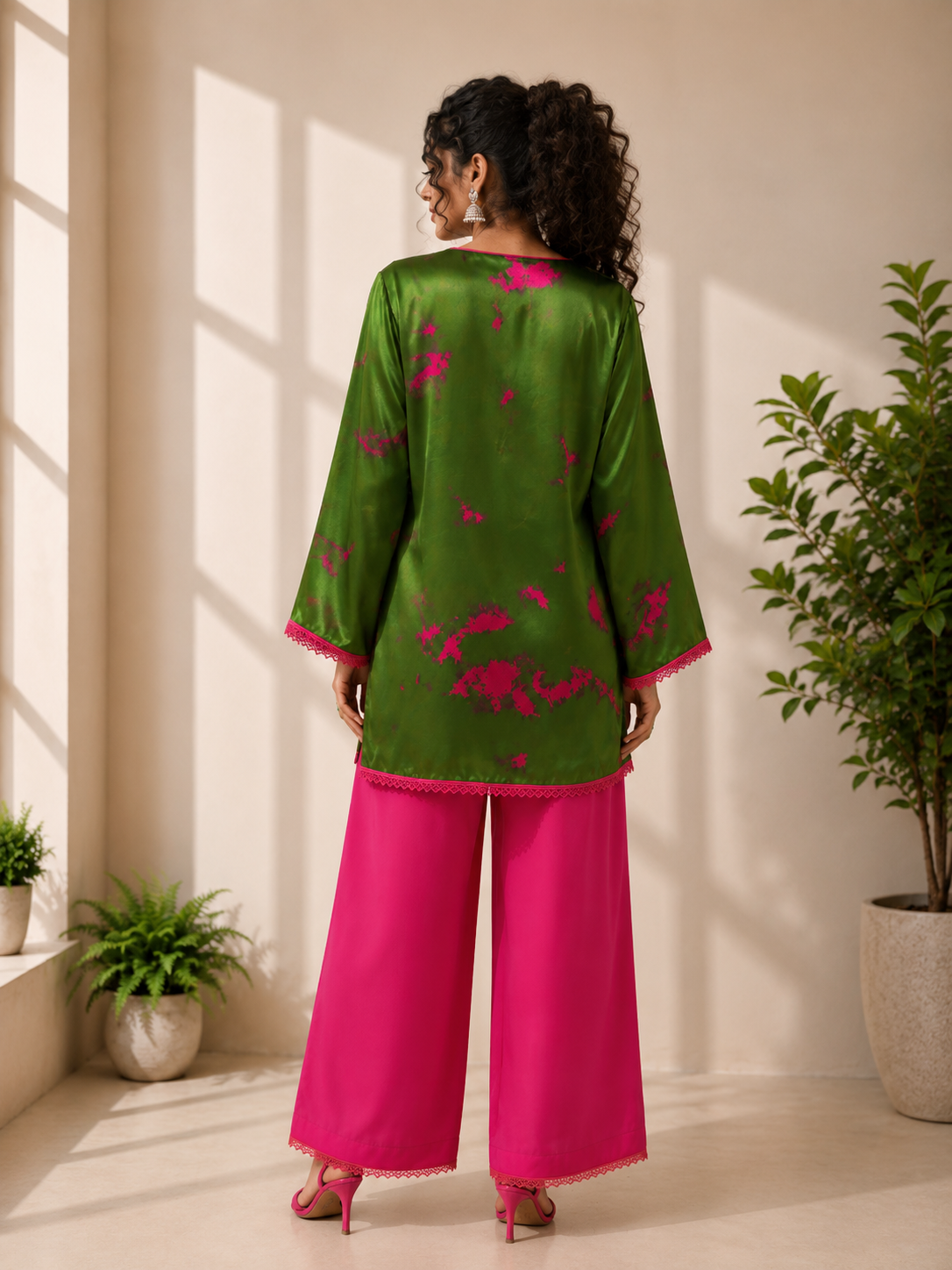 EMERALD & MAGENTA ANGRAKHA SET
